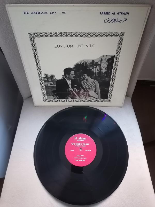 Farid El Atrash ‎– Love On The Nile - USA Dönem Basım Nadir Soundtrack Albüm - 33 lük LP Plak
