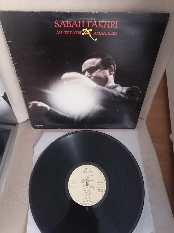 Sabah - Au Theatre Des Amandiers - 1985 Suriye Basım Albüm - Nadir 33 lük LP Plak