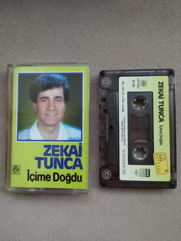 Zekai Tunca - İçime Doğdu - 1990 Türkiye Basım Kaset Albüm