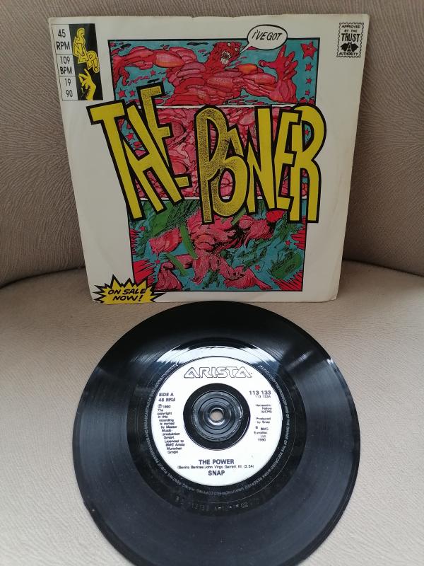 SNAP - THE POWER - 1990 İNGİLTERE BASIM 45 LİK PLAK