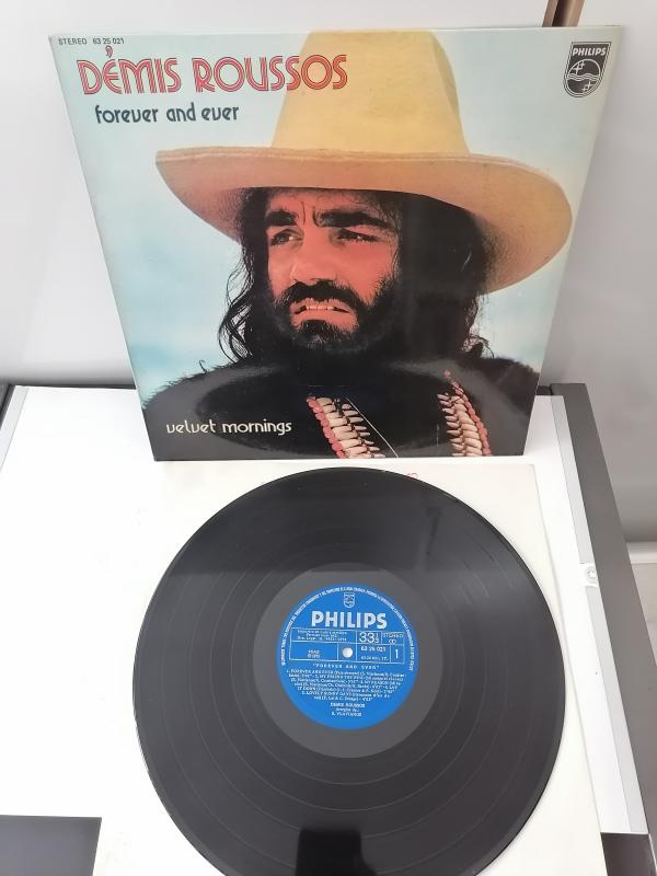 DEMIS ROUSSOS - FOREVER AND EVER - 1974 İNGİLTERE LP ALBÜM-33 LÜK PLAK 2.EL