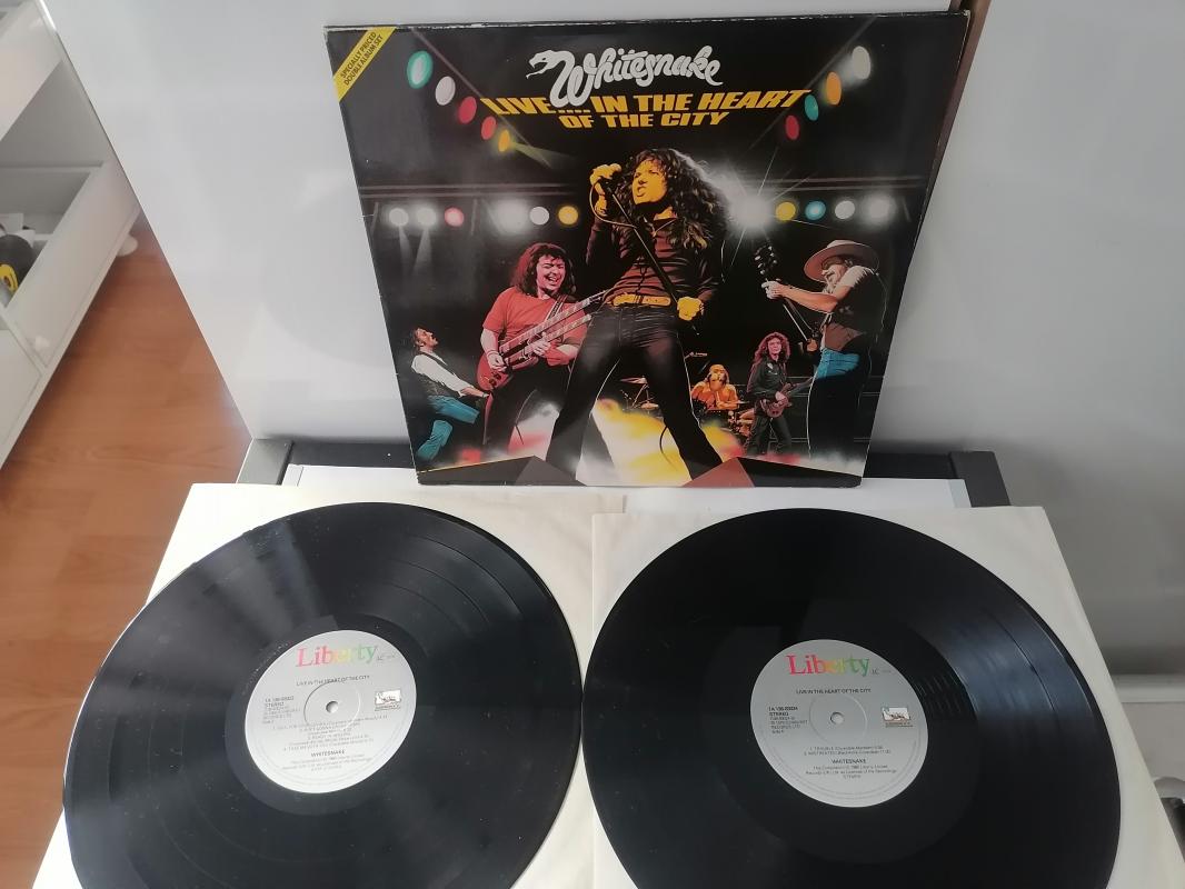 Whitesnake – Live... In The Heart Of The City- 1980 Hollanda Basım Double LP ALBÜM - PLAK