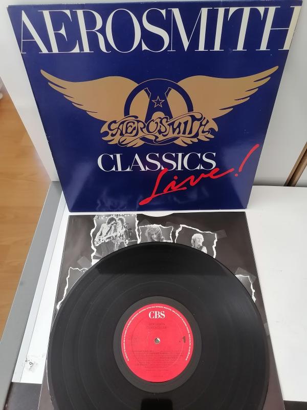 AEROSMITH - Classics Live - 1990 Hollanda Basım Albüm - 33 lük LP Plak