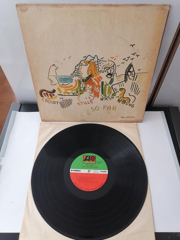 Crosby, Stills, Nash & Young – So Far -1974 Türkiye Basım Double LP Plak