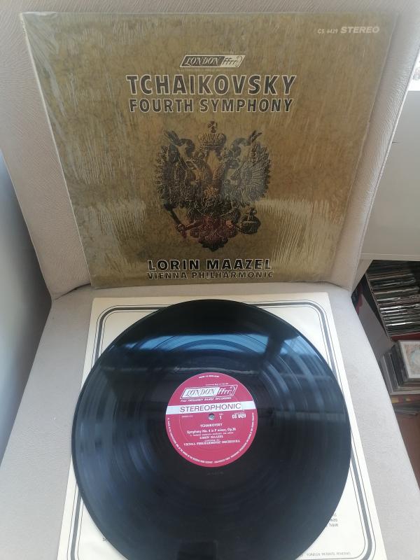 TCHAIKOVSKY - Fourth Symphony - Viyana Filarmoni Orkestrası - 1965 USA Basım 33 lük Plak