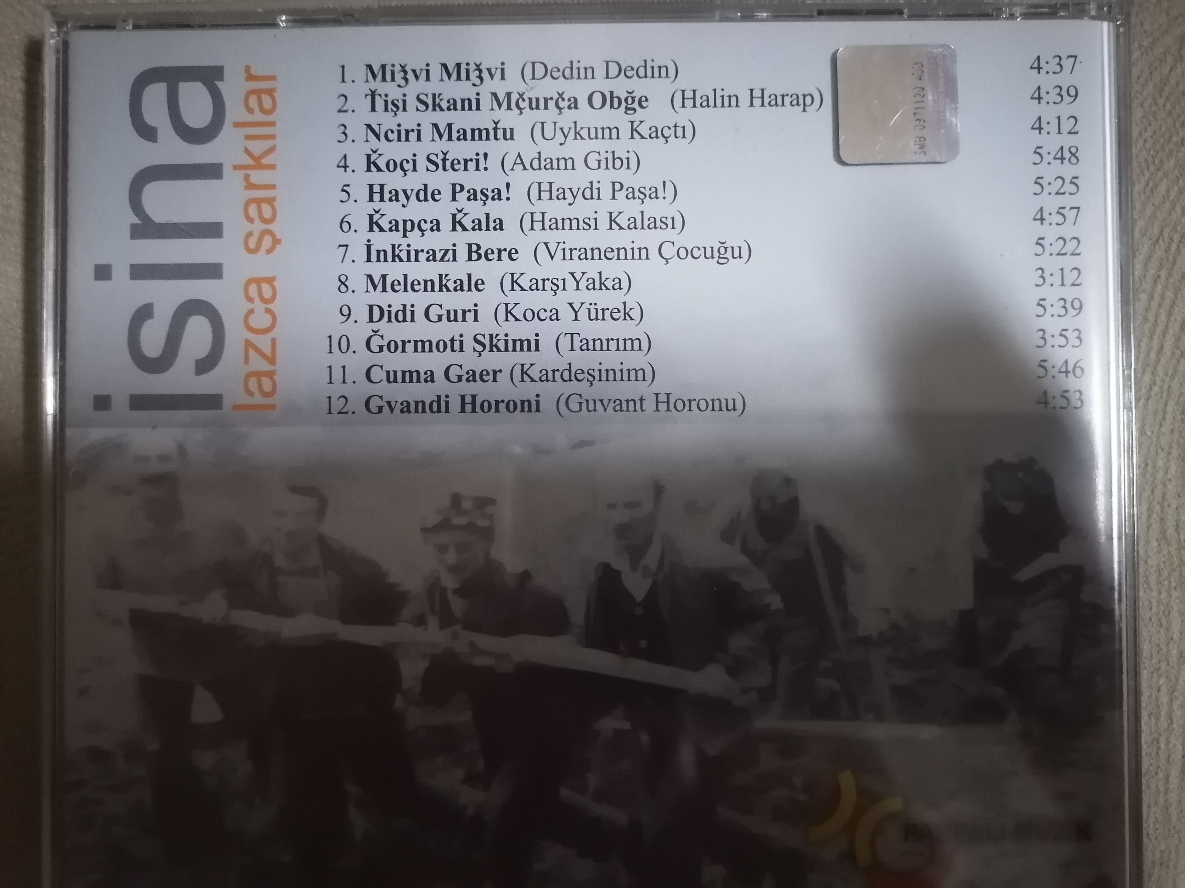 MUSTAFA ÖZKURT ( Çupina ) - İSİNA / LAZCA ŞARKILAR - Türkiye Basım - 2. El CD Albüm
