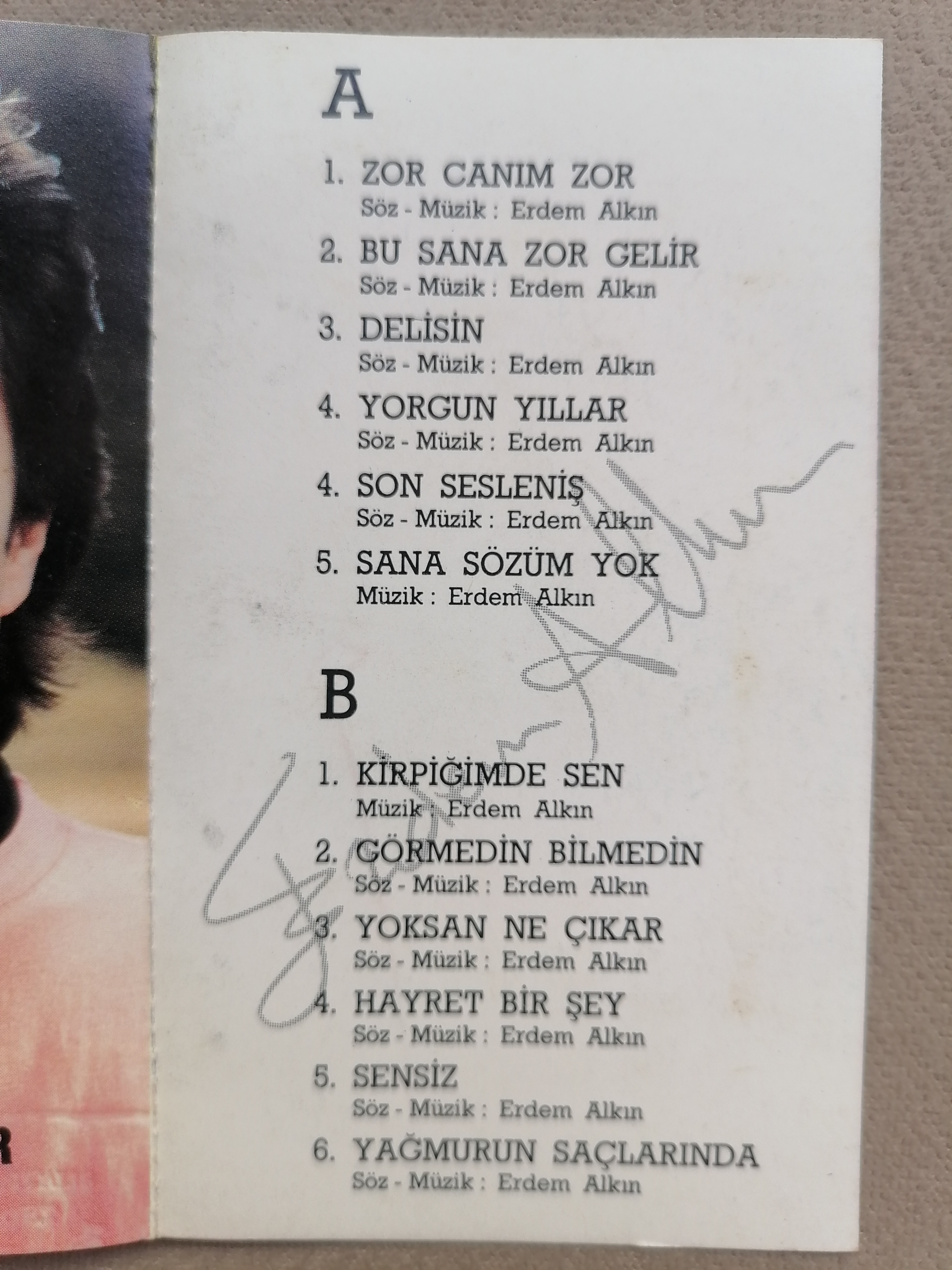 ERDEM ALKIN - Bu Sene Zor Gelir - 1990 Türkiye Basım Kaset Albüm