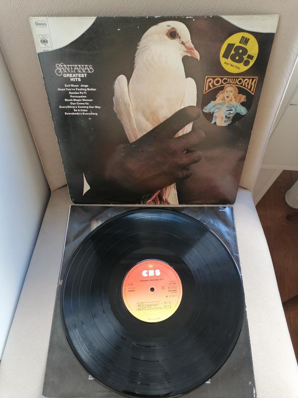 SANTANA – Santana’s Greatest Hits - 1974 Hollanda Basım 33 lük LP Albüm