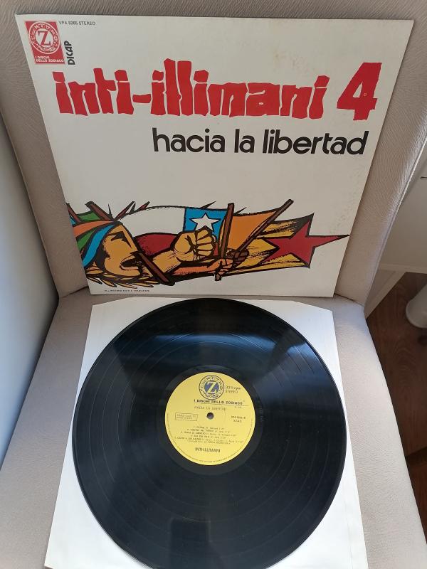 Inti İllimani 4 - Hacia La Libertad 1975 İtalya Basım 33 lük LP Plak 2. el