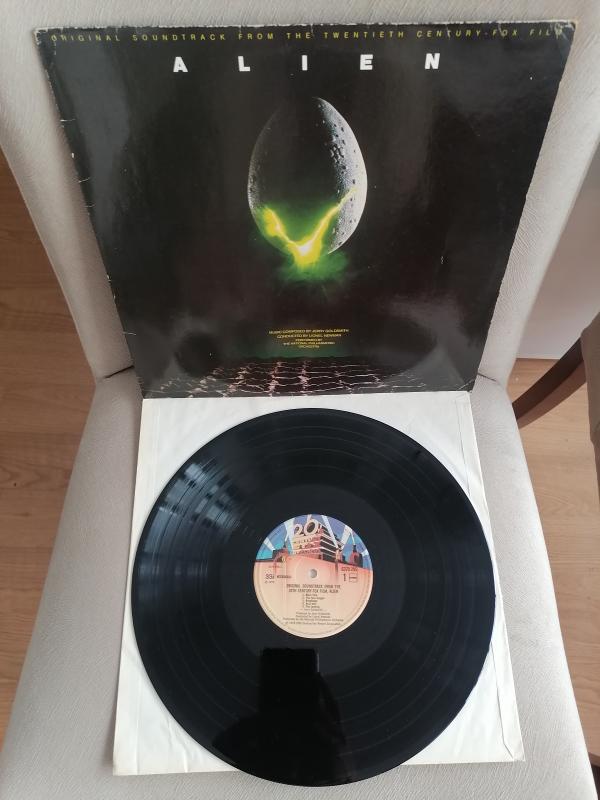 ALIEN - Soundtrack - Jerry Goldsmith - 1979 Hollanda Basım - Nadir 33 lük LP Plak