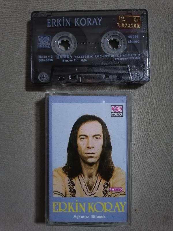 ERKİN KORAY - Aşkımız Bitecek - 1986 Türkiye Basım Kaset Albüm