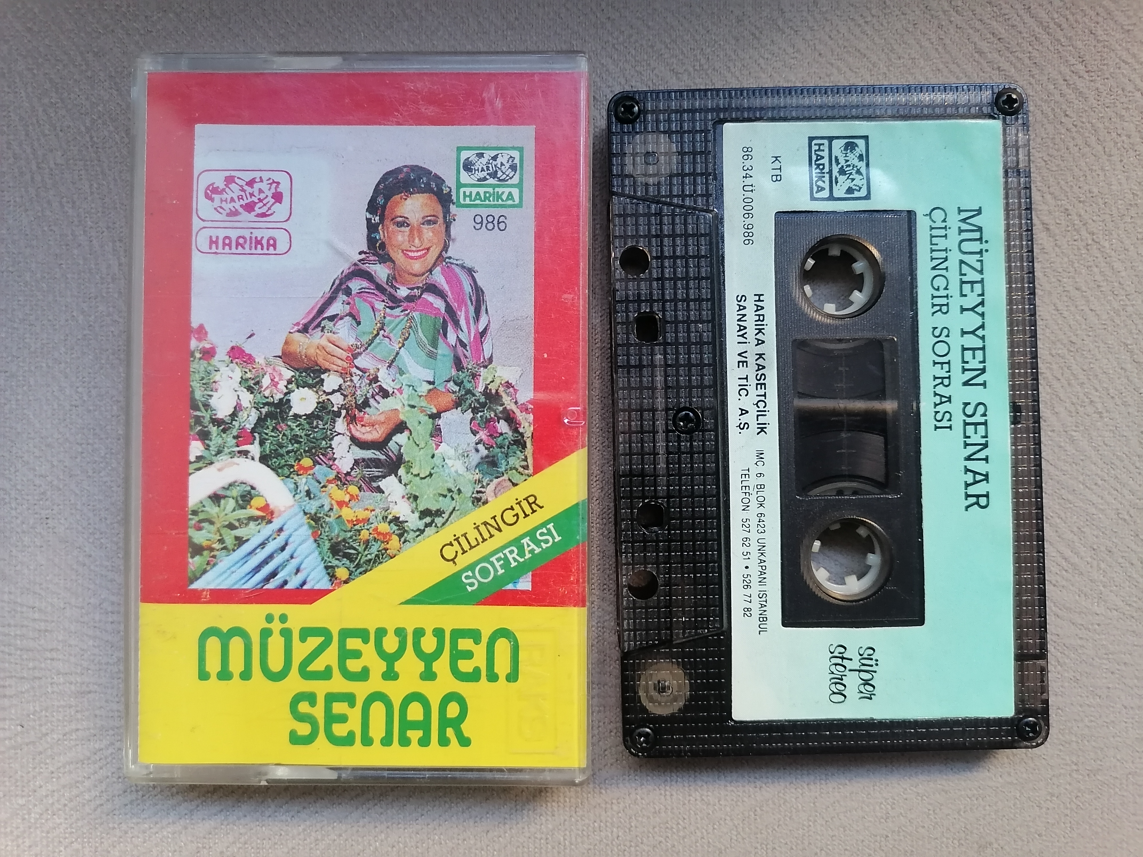 MÜZEYYEN SENAR - Çilingir Sofrası - 1986 Türkiye Basım Kaset Albüm