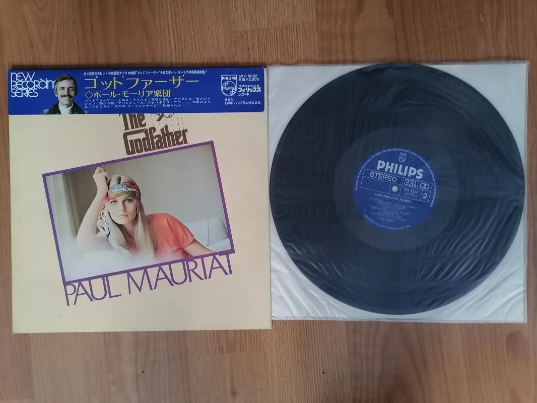 PAUL MAURIAT - THE GODFATHER - 1972 Japonya Basım - 33 lük LP Plak Albüm - Obi’li 2. EL
