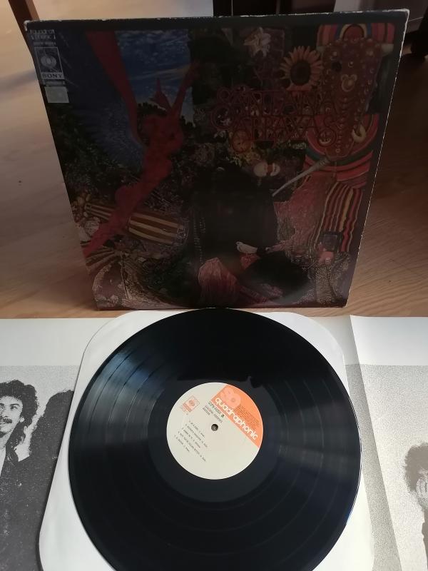 SANTANA – ABRAXAS - 1974 Japonya Basım 33 lük LP Albüm - 62x85 cm POSTERLİ Obi’siz