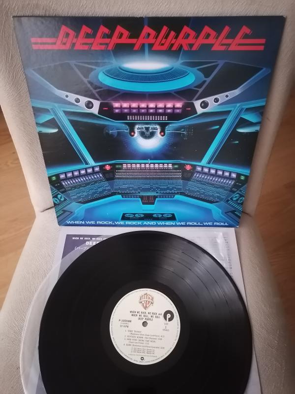 DEEP PURPLE When We Rock, We Rock And When We Roll,We Roll 1978 Japonya Basım LP Plak Albüm Obi’siz