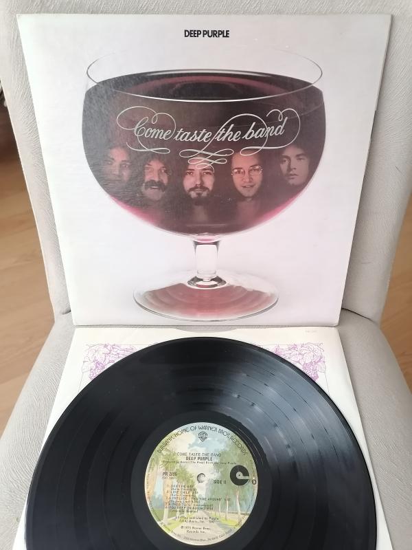 DEEP PURPLE - Come Taste The Band - 1975 USA Basım - LP Plak Albüm 2. el