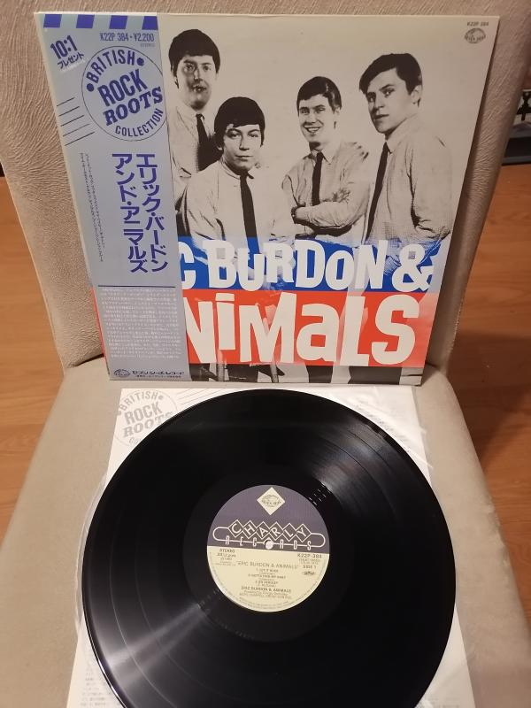 THE ANIMALS - Eric Burdon & Animals - 1983 Japonya Basım - LP Plak Albüm - Obi’li 2. el