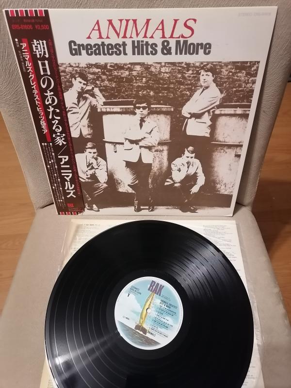 THE ANIMALS - Greatest Hits & More - 1983 Japonya Basım - LP Plak Albüm - Obi’li 2. EL