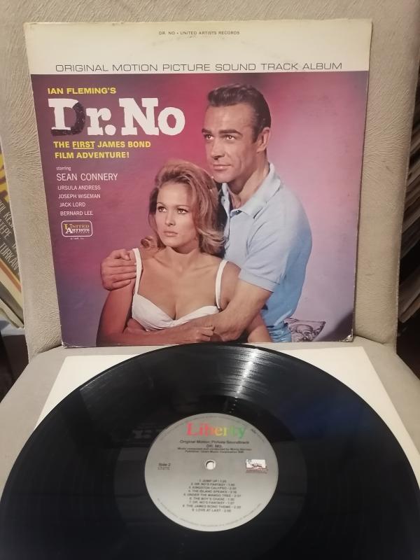 007 JAMES BOND / Dr. No - Soundtrack - 1980 USA Basım - 33lük LP Plak Albüm 2. EL