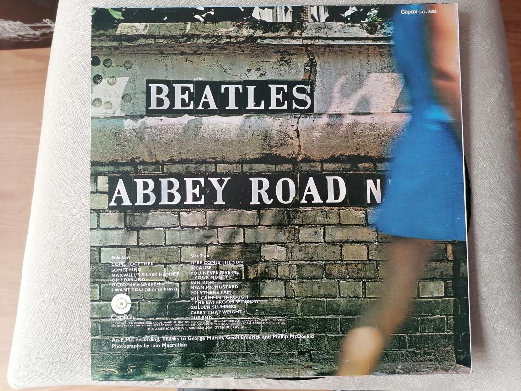 THE BEATLES - Abbey Road - 1978 Kanada Basım - 33lük LP Plak Albüm 2. EL