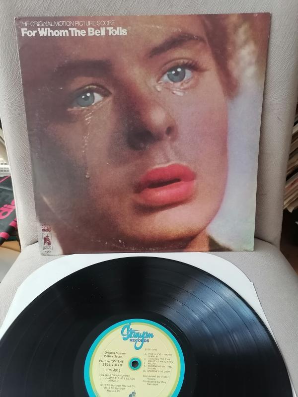 For Whom The Bell Tolls - Soundtrack - 1973 USA Basım - 33lük LP Plak Albüm 2. el