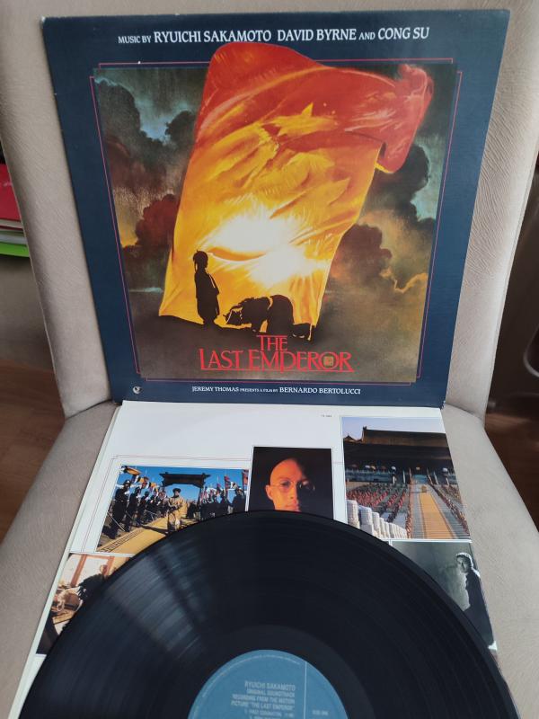 THE LAST EMPEROR / Son İmparator Ryuichi Sakamato Soundtrack 1987 Kanada Basım LP Plak Albüm 2.el