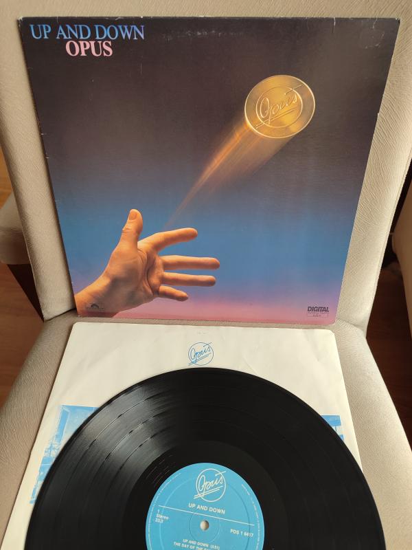 OPUS - Up And Down - 1985 Kanada Basım Albüm - 33 lük LP Plak Albüm 2. EL