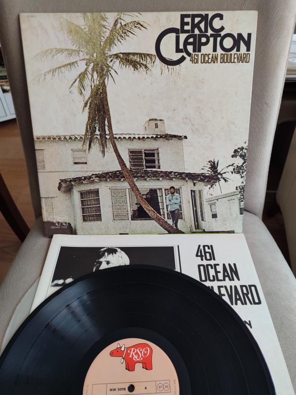 ERIC CLAPTON - 461 OCEAN BOULEVARD - 1974 Japonya Basım - 33lük LP PLAK - Obi’siz 2. el
