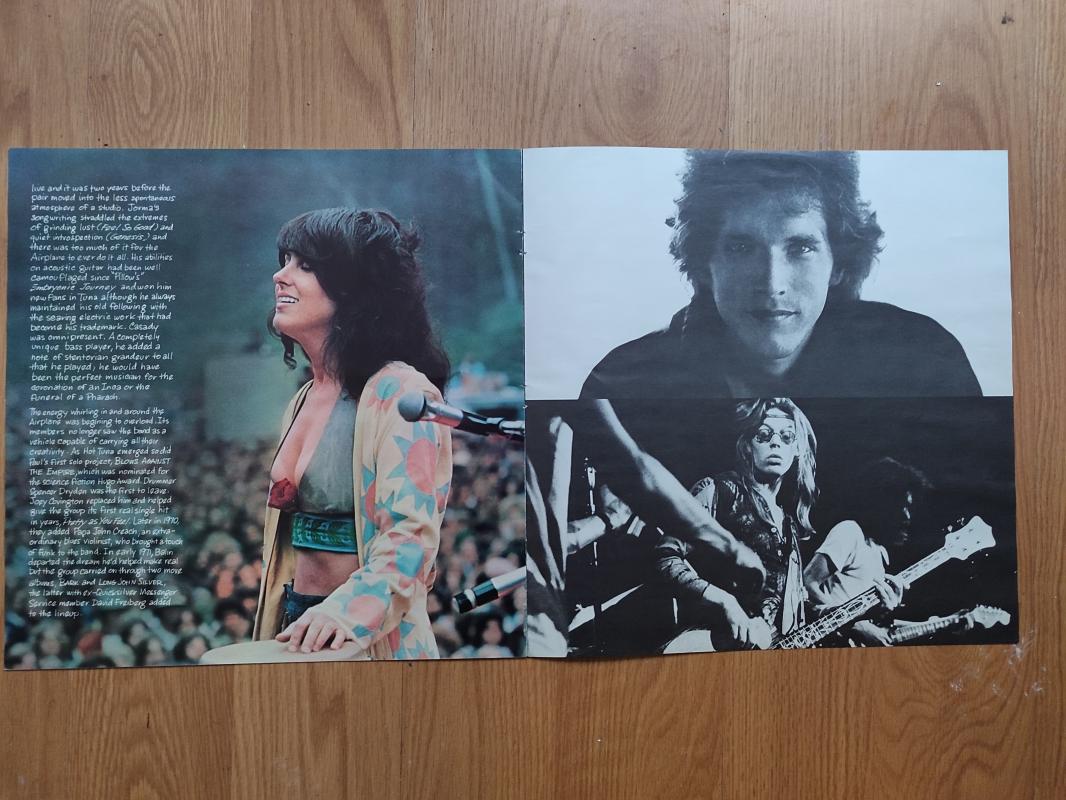 JEFFERSON AIRPLANE Flight Log 1977 USA Basım Double LP Plak Albüm/Somebody To Love Bu albümde 2.el
