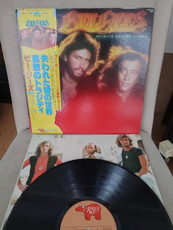 BEE GEES - Spirits Having Flown - 1979 Japonya Basım Albüm LP Plak-Obi’li 2. el