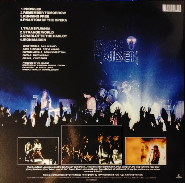 Iron Maiden - Iron Maiden - Almanya 2024 Basım  33lük  LP Plak - Açılmamış Ambalajında