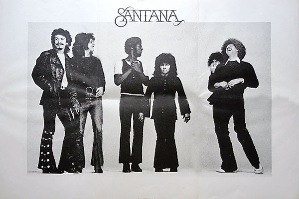SANTANA – ABRAXAS - 1974 Japonya Basım 33 lük LP Albüm - 62x85 cm POSTERLİ Obi’siz