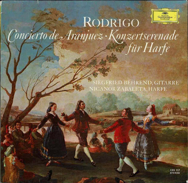 RODRIGO - Concierto De Aranjuez · Siegfried Behrend - 1969 Almanya Basım Albüm - LP Plak 2.el