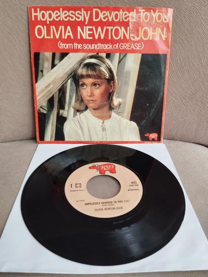 Olivia Newton- John – Hopelessly Devoted To You - 1978 Hollanda Basım 45 lik Plak