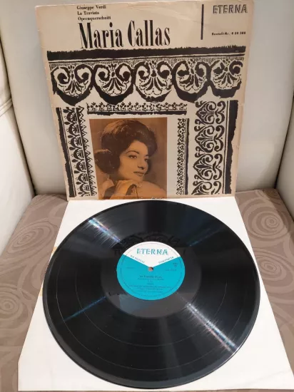 Maria Callas / Giuseppe Verdi – La Traviata  -  1964 Doğu Almanya Basım Albüm - 33 lük LP Plak
