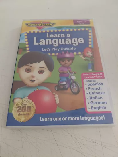 Learn a Language / Let’s Play outside - ( Ages 2-6 ) -   DVD /Açılmamış Ambalajlı