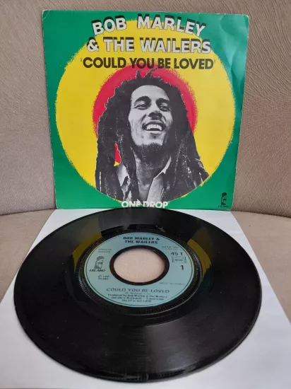 Bob Marley & The Wailers – Could You Be Loved / One Drop - 1980 Fransa  Basım 45’lik Plak