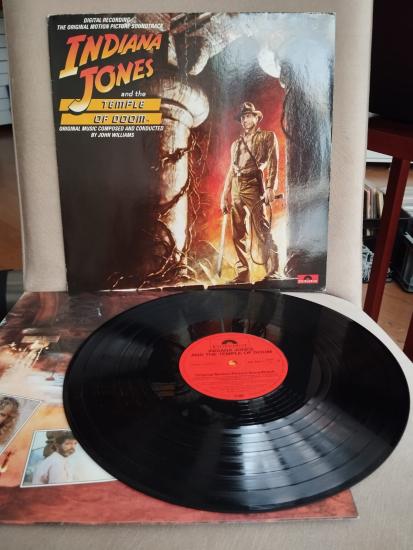 John Williams  – Indiana Jones And The Temple Of Doom (Soundtrack) - 1984 Almanya Basım 33 lük Plak - Lp Albüm