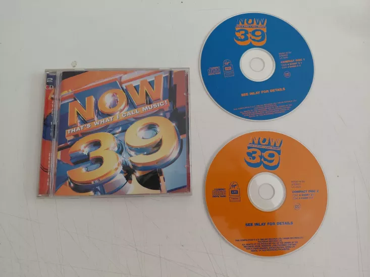 Now That’s What I Call Music! 39 (Sash ,Aqua... )  - 2000 Avrupa Basım - 2xCD Albüm