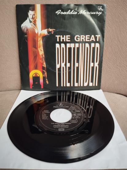 Freddie Mercury – The Great Pretender - 1987  Almanya Basım 45 lik Plak