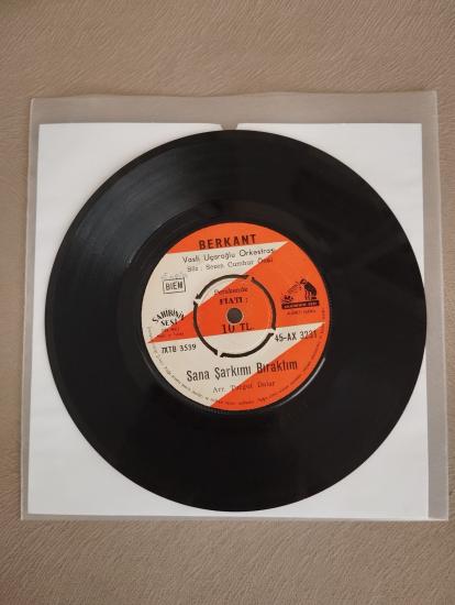Berkant – Sana Şarkımı Bıraktım - 1968 Türkiye Basım  45lik Plak
