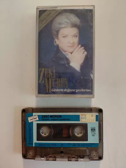 Zeki Müren – Gözlerin Doğuyor Gecelerime - 1988 Türkiye  Basım Kaset