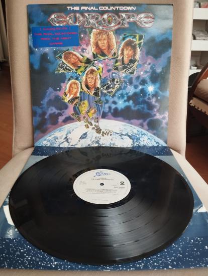 EUROPE - The Final Countdown - 1986 Hollanda Basım Albüm - 33 lük LP Plak