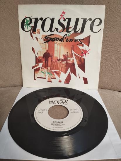 ERASURE – Sometimes - 1986 Belçika Basım 45 lik Plak