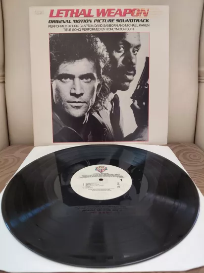 Eric Clapton, David Sanborn, Michael Kamen, Honeymoon Suite ‎– Lethal Weapon - 1987 USA Basım Albüm LP Plak