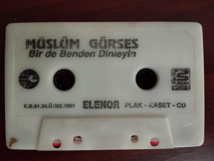 Müslüm Gürses –  Birde Benden Dinleyin  - 1991 Türkiye Basım  Kaset - Kapaksız