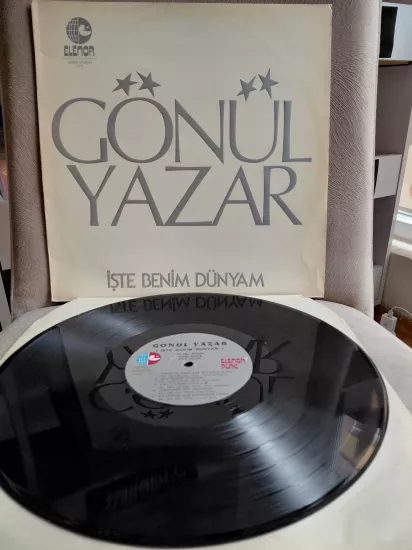 Gönül Yazar – İşte Benim Dünyam -  1983 Türkiye  Basım Albüm - 33 lük LP Plak