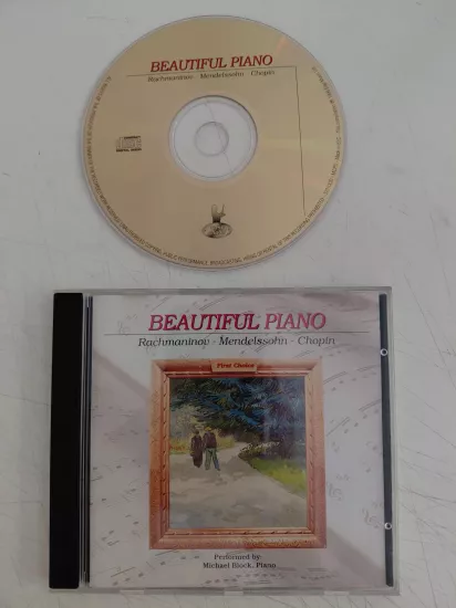 Michael Block / Rachmaninov, Mendelssohn, Chopin – Beautiful Piano - 1996  İngiltere Basım CD Albüm