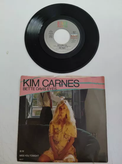 Kim Carnes - Bette Davis Eyes - 1981 USA Basım 45lik Plak