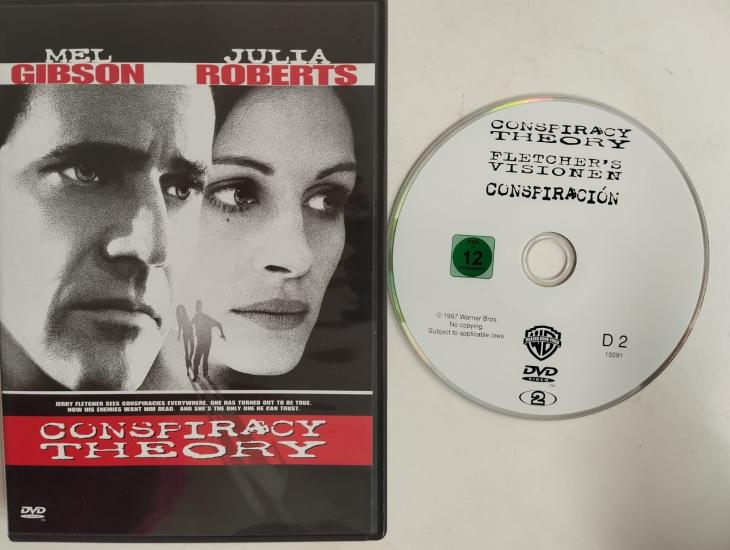 Komplo Teorisi - Conspiracy Theory - 2. El DVD Film - 130 Dakika